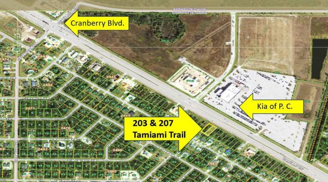 Two CG-Zoned Parcels For Sale on Tamiami Trl