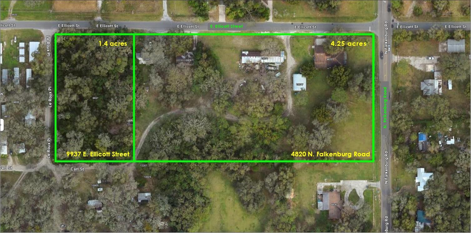 Exceptional 5.65 AC site on N. Falkenburg Rd