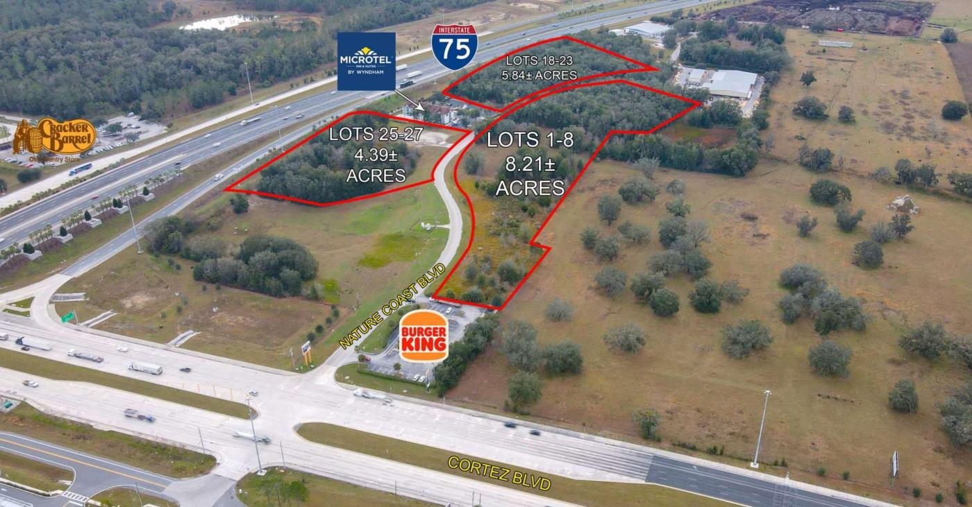 5.84 ac Fronting I-75 at SR 50 Brooksville