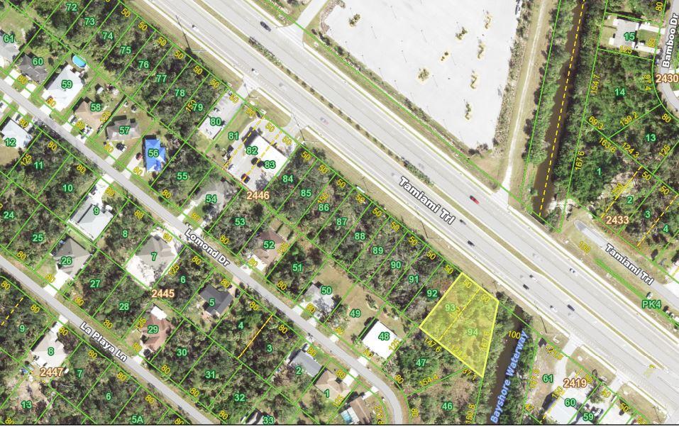 .47 A CG-Zoned Land on Tamiami Trail For Sale