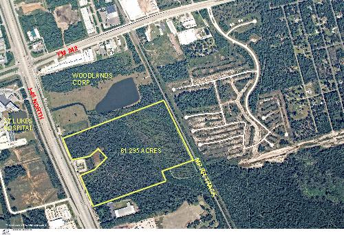 57.8 acres I-45 near Hwy 242- Conroe TX-77385