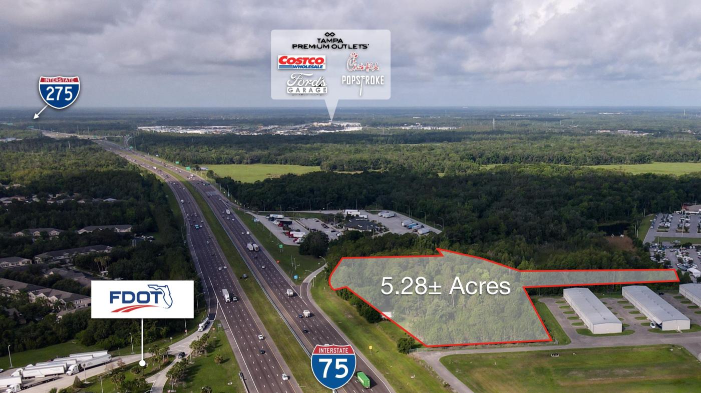 5.68 ac Light Manufacturing w/I-75 Frontage