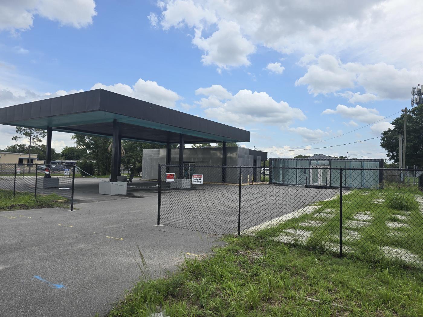 Fenced Storage Yard by Orlando Int'l Airport
