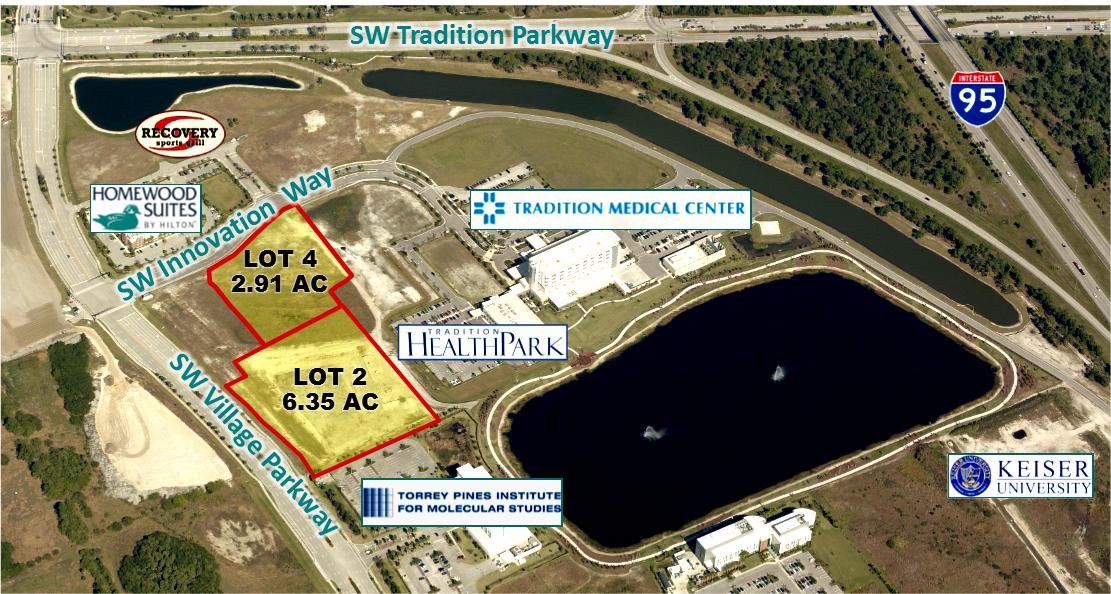 2 Lots in Tradition Center for Innovation