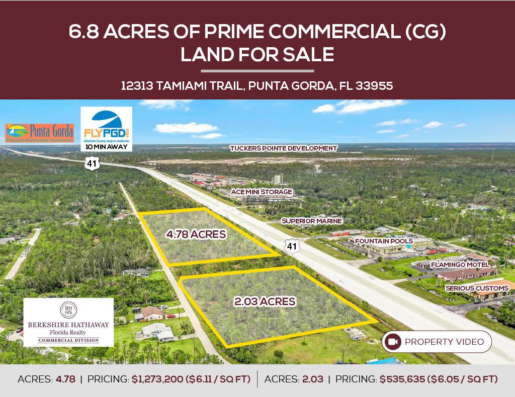 4.78 Acres CG Tamiami Trail Punta Gorda