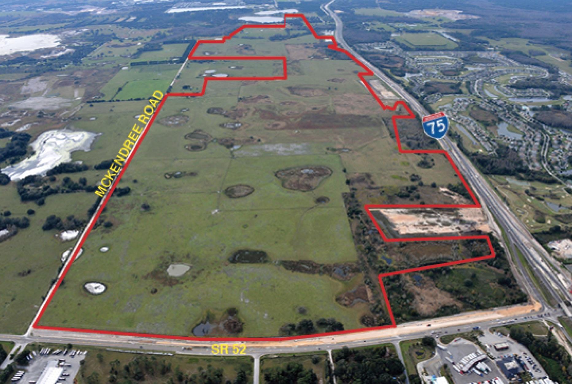 876+- ac SE Corner I-75 & SR 52 Pasco County
