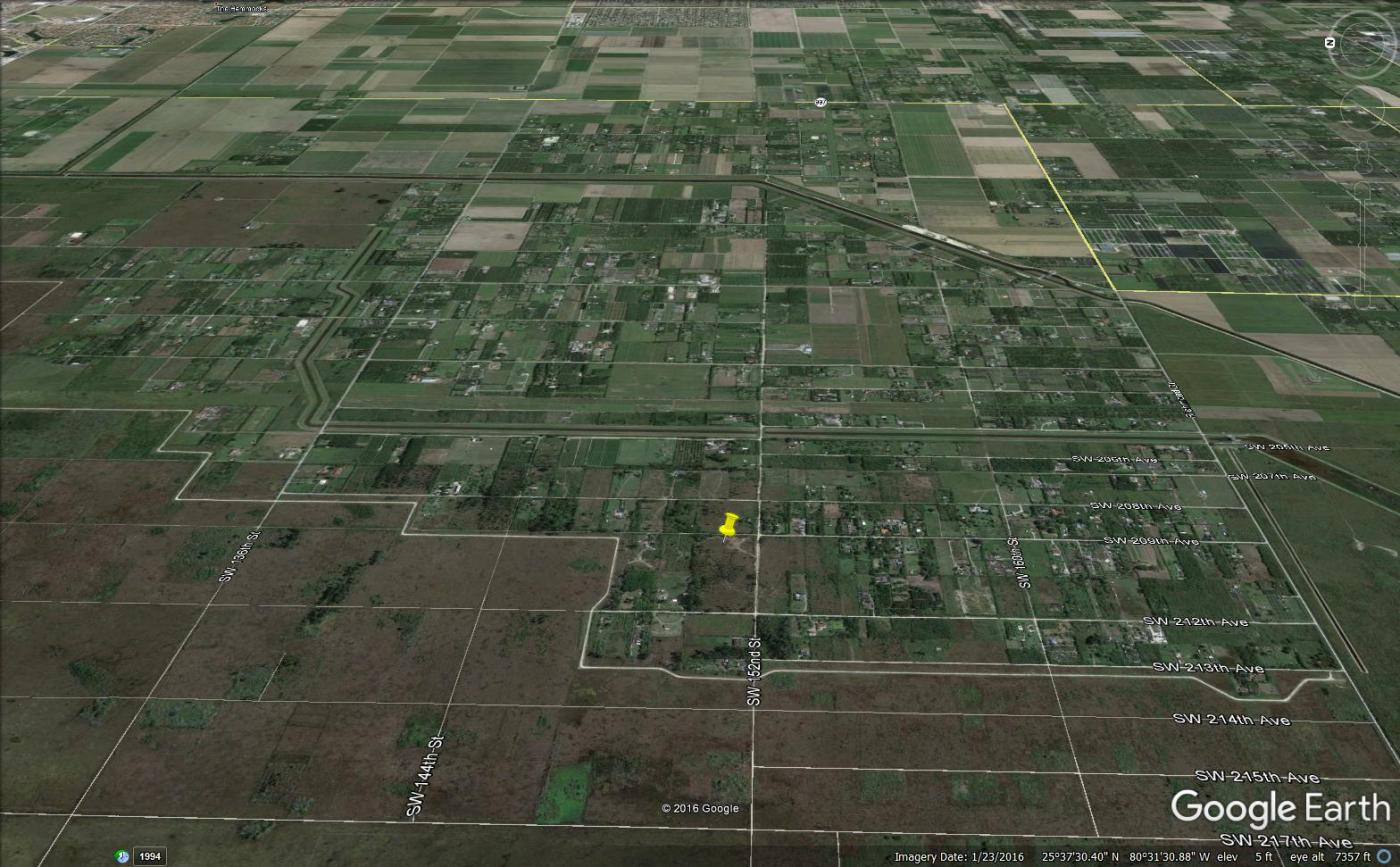 Corner 5 Acres in East Everglades=$100k