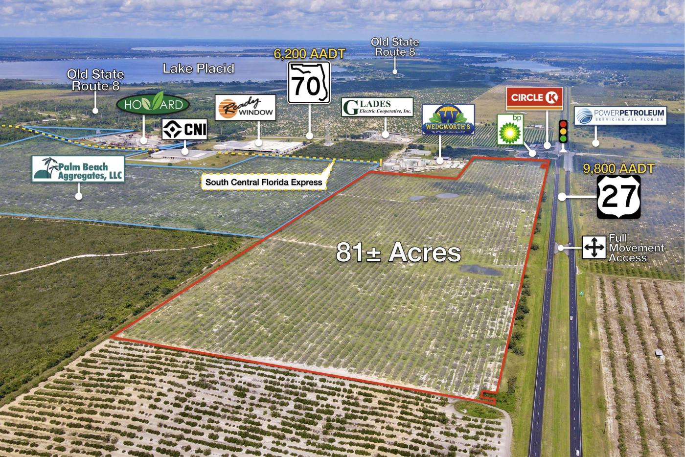 81 Acres of Industrial in Lake Placid
