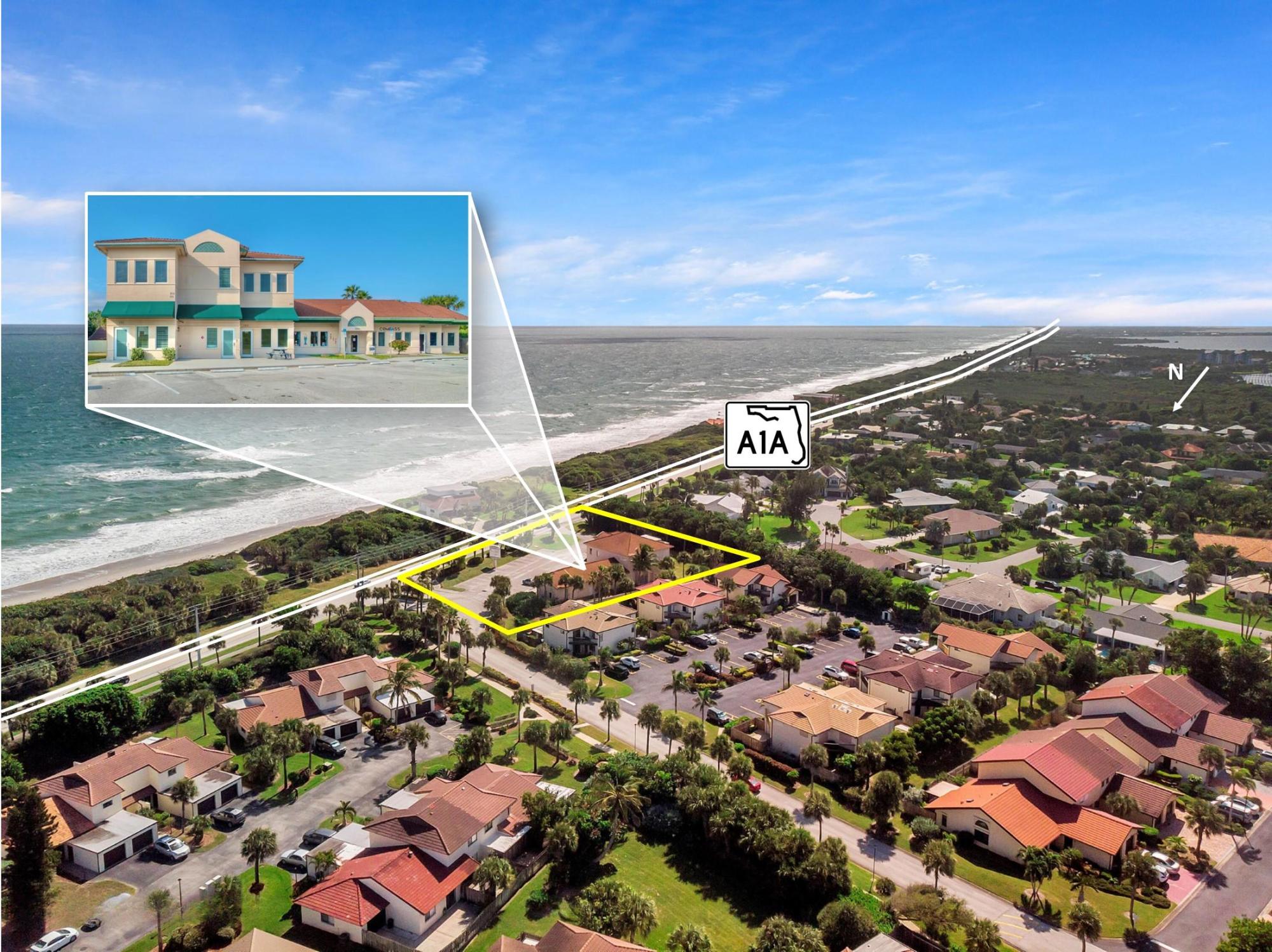 2,555 sf Beachside Office Space for Lease