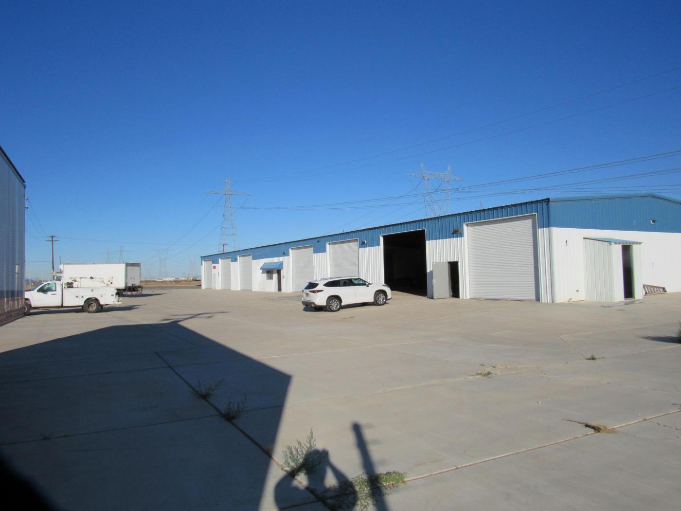 Industrial Building With Fenced Yard