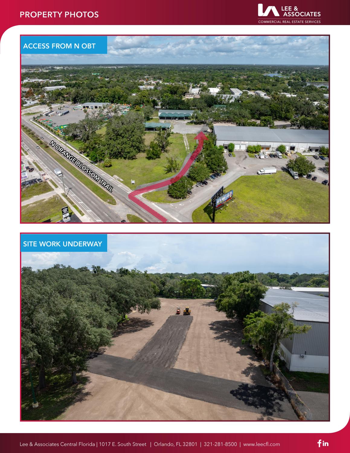 1 to 4 Acres Yard OR 20,000 SF BTS