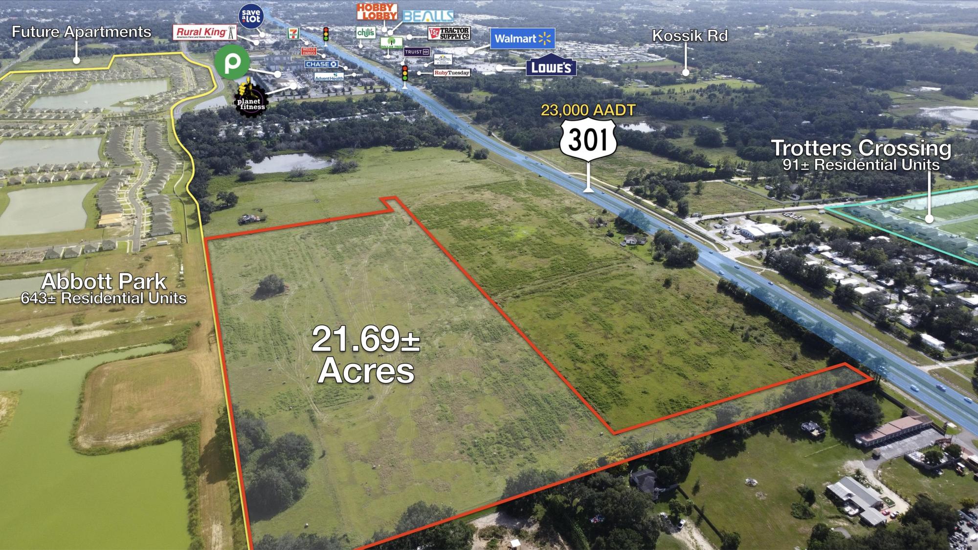 21.69 ac Fully Permitted for 175 Townhomes