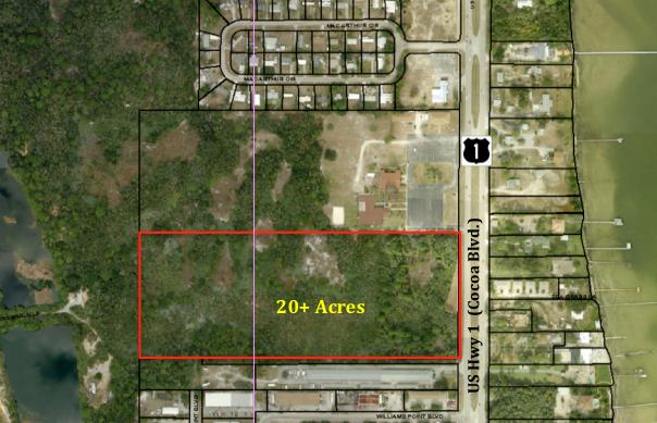 20 Acres - 579' US 1 Frontage Cocoa