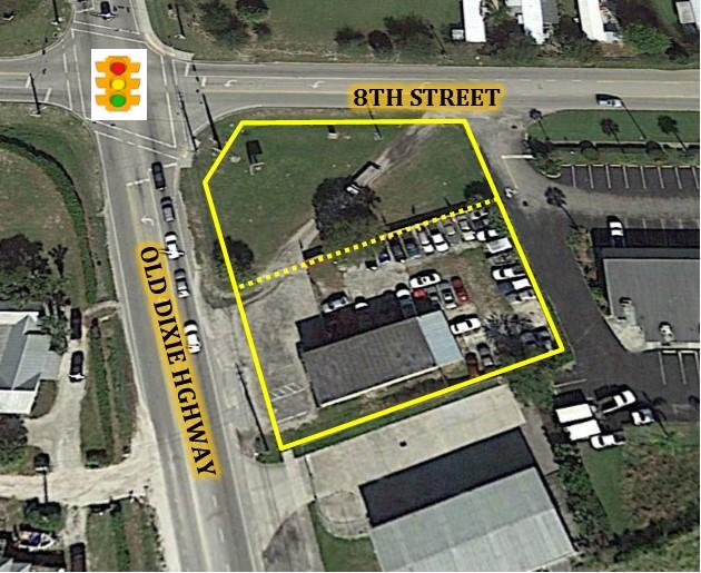 Auto Pawn Bldg with Fenced Storage Yard