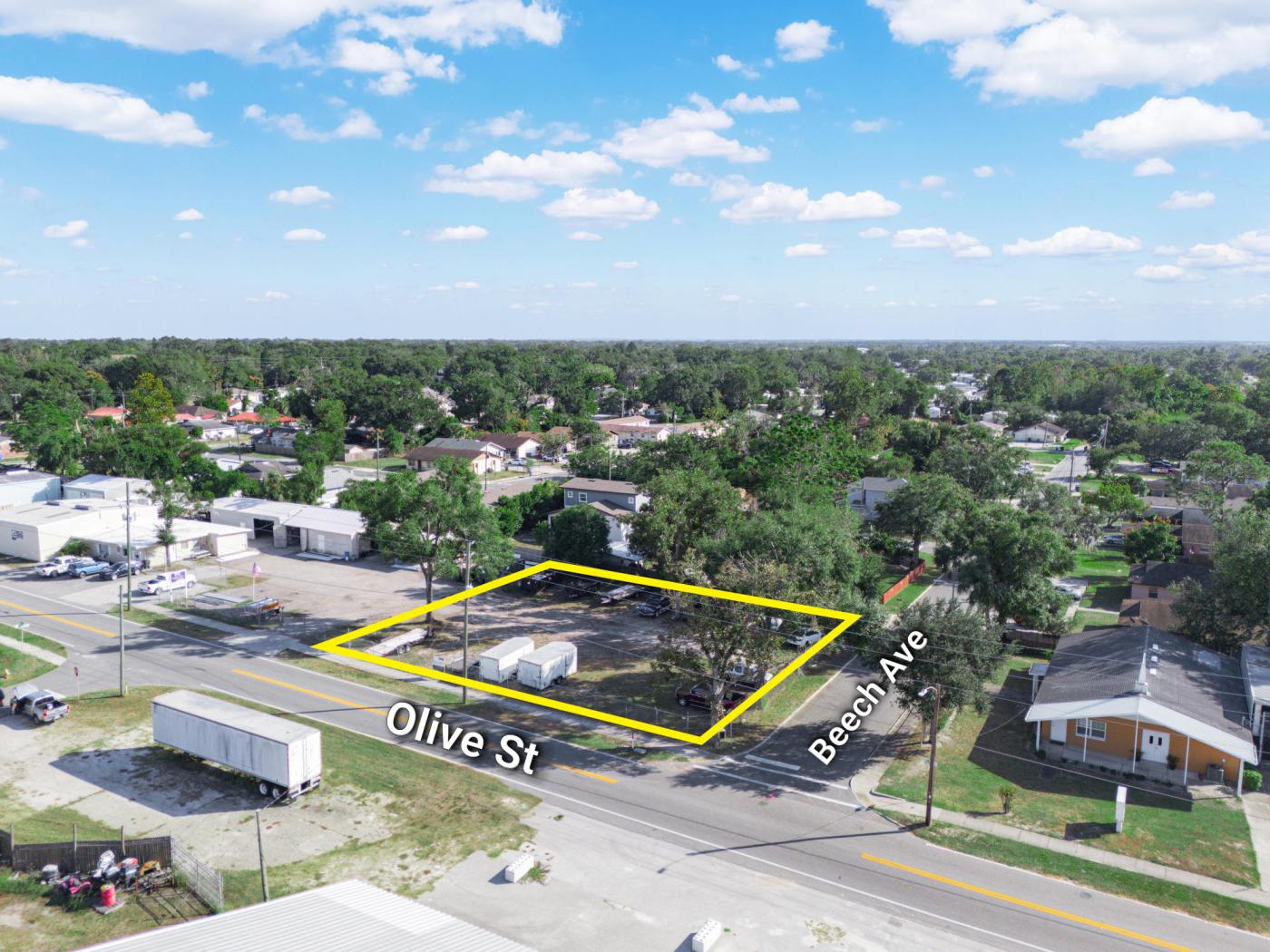 Olive Street Industrial Corner Lot