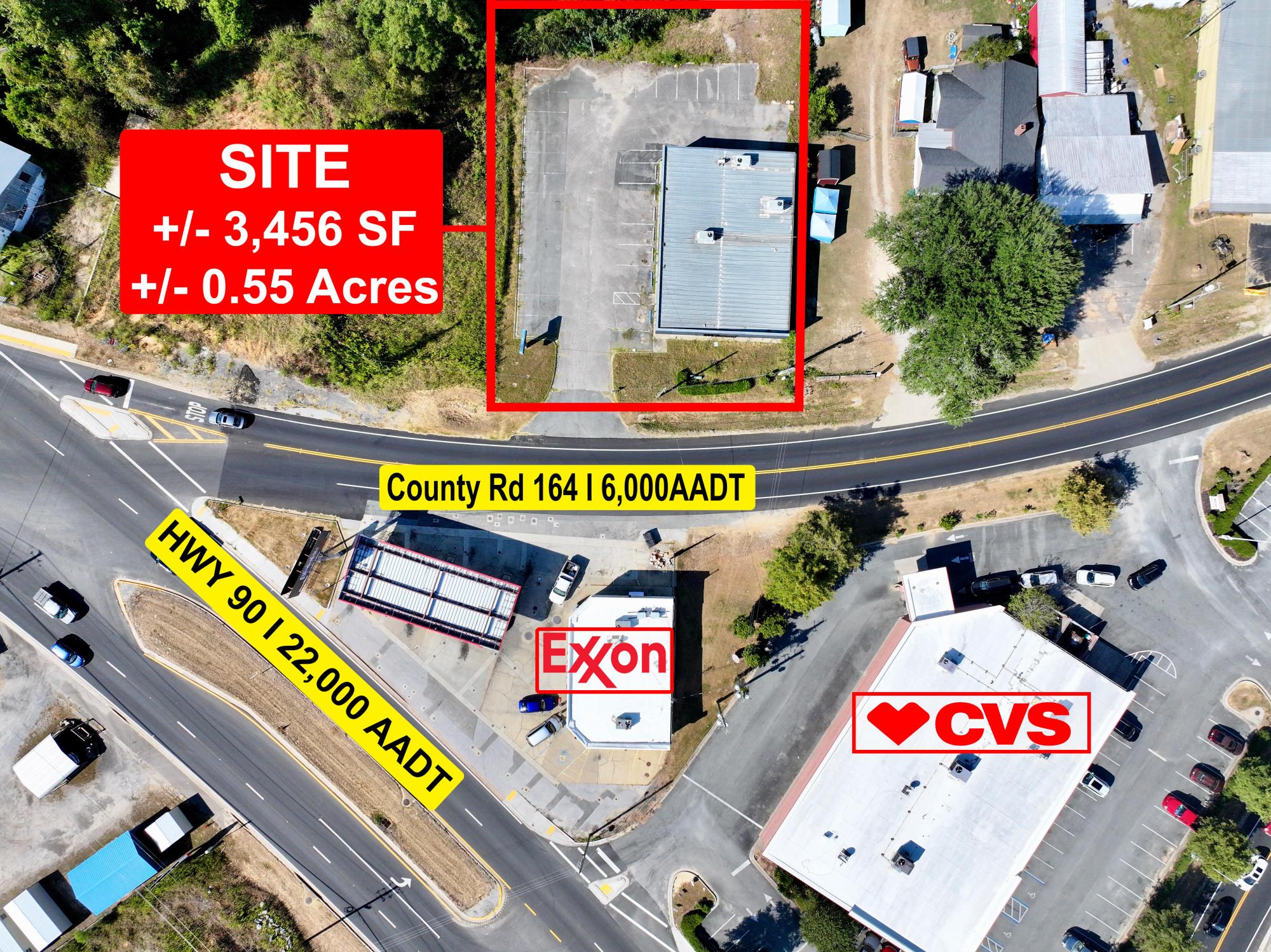 3,456 SF Free-Standing Retail Building