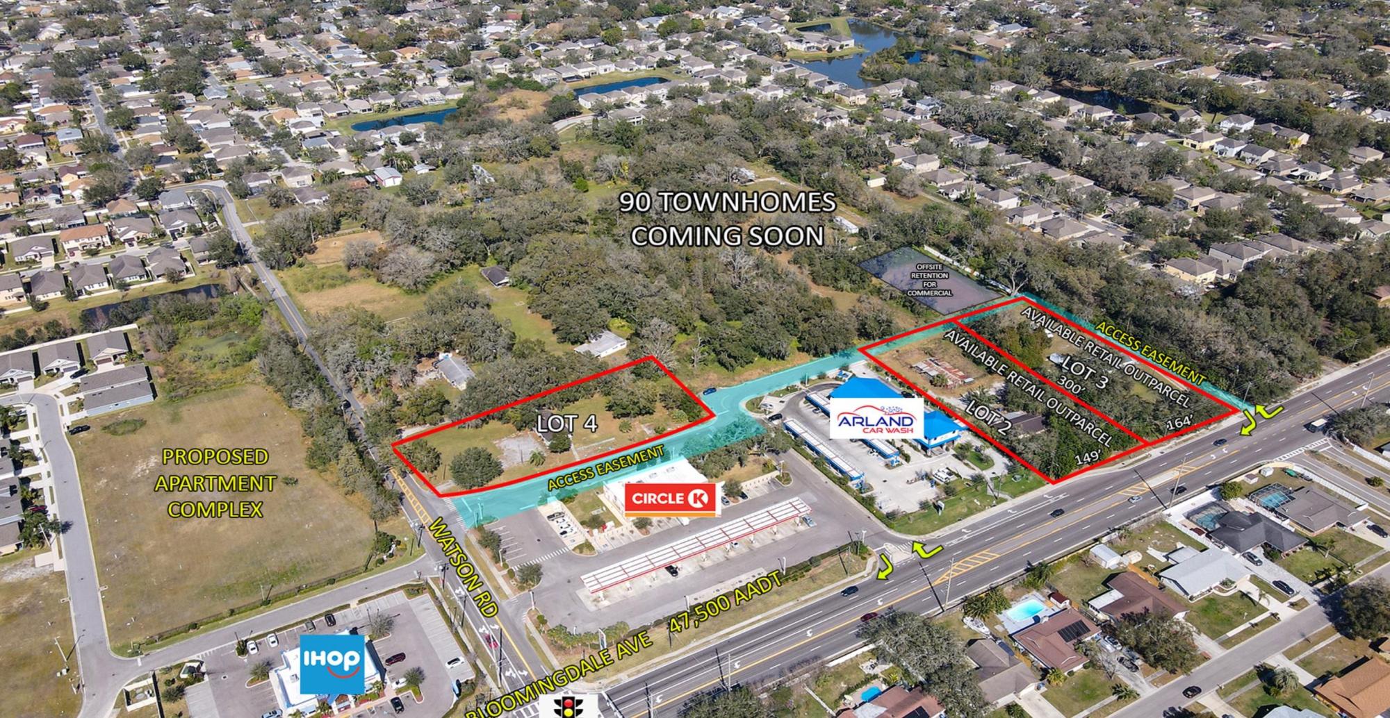 1.04+- Acres On Bloomingdale Ave.