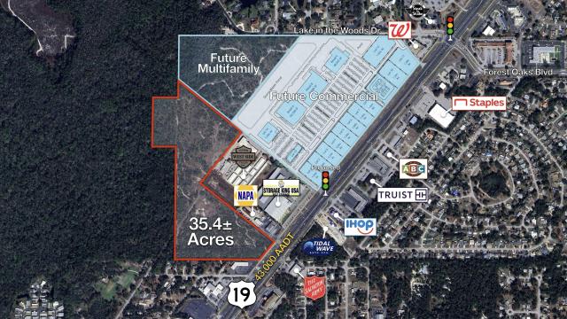 35.4 ac along US 19 (Commercial Way) Sp Hill
