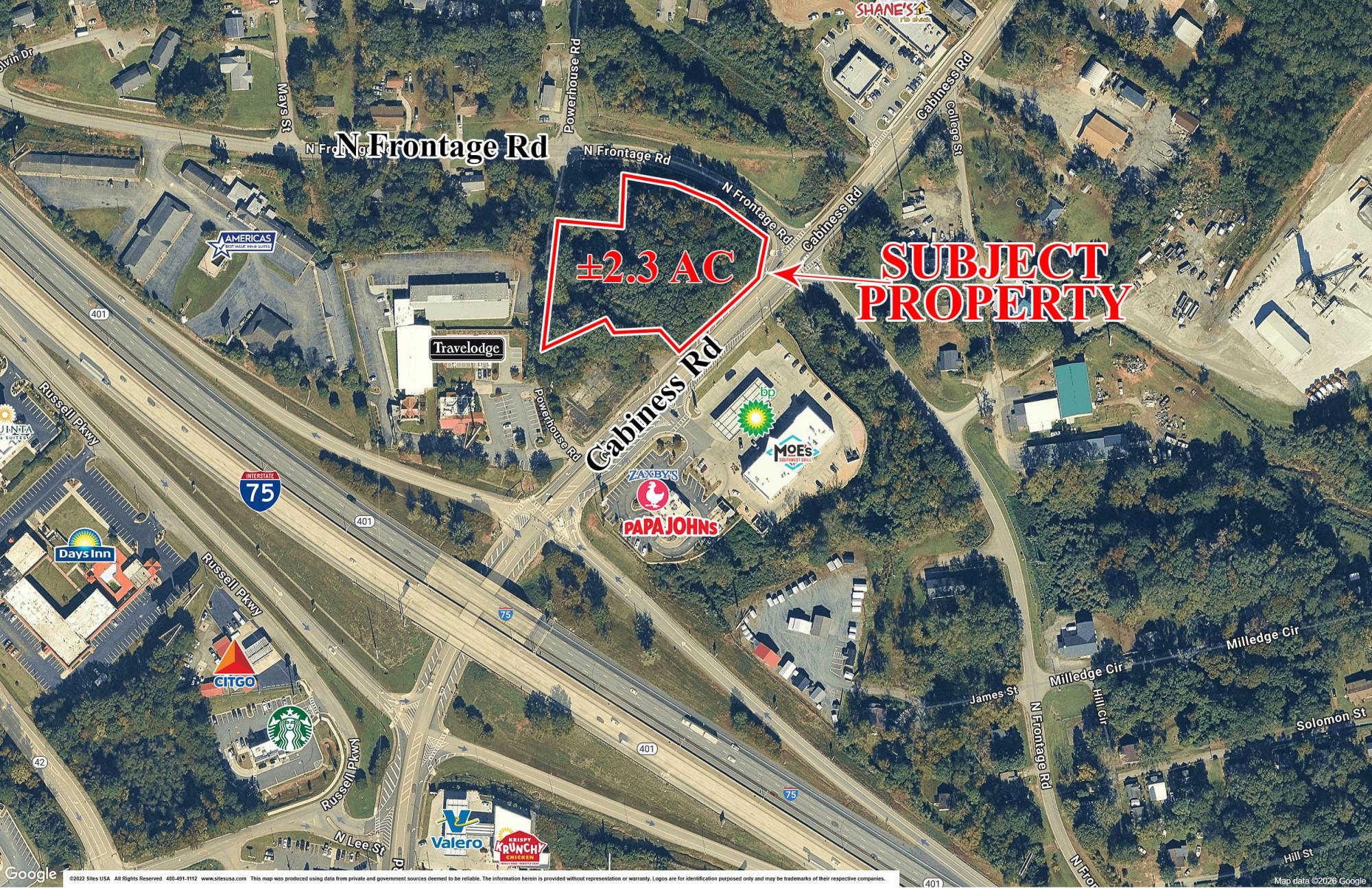 2.3± Acre Commercial Lot For Sale