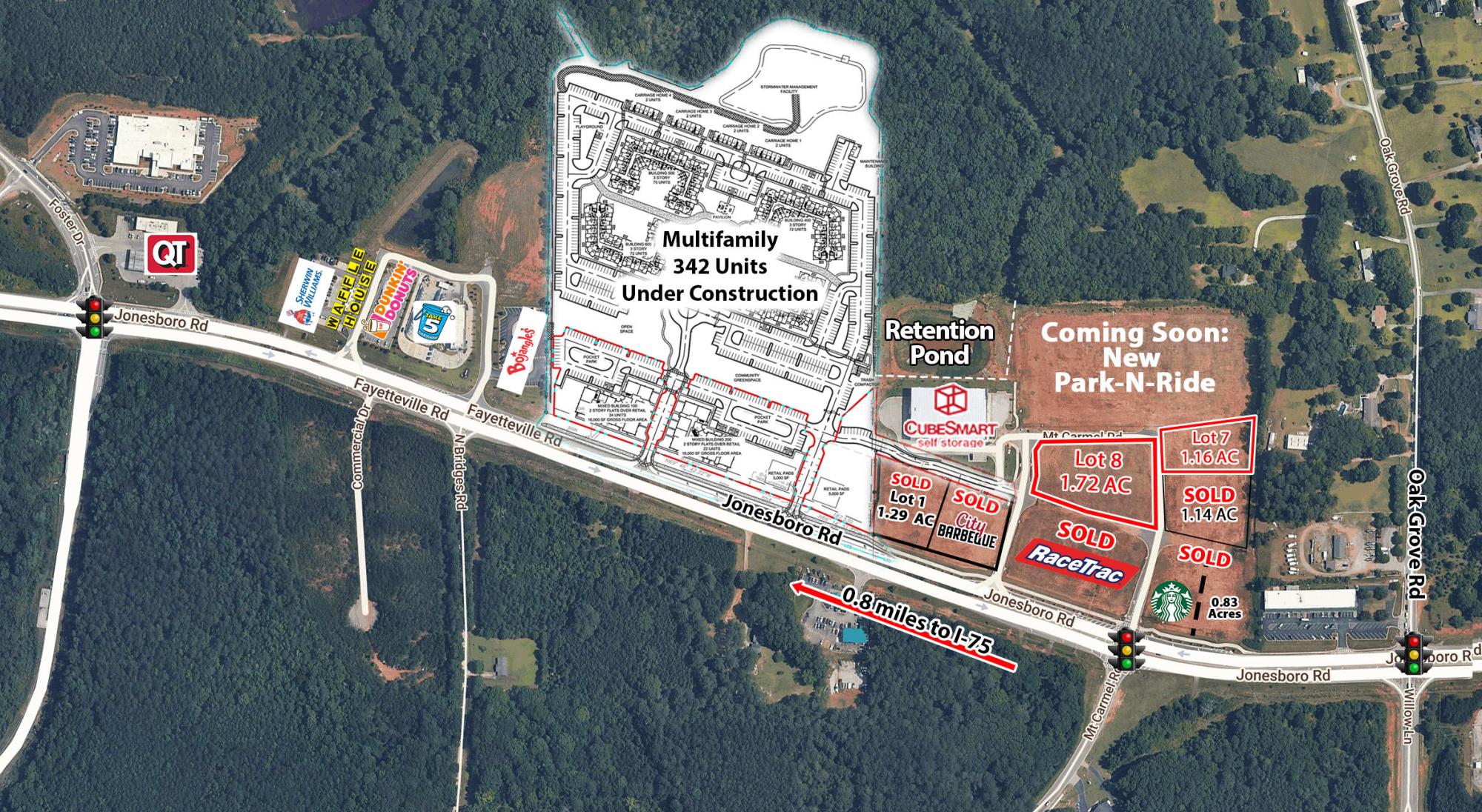 Interior Parcels Available