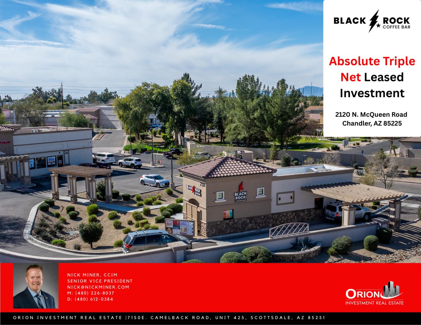 Black Rock Coffee Absolute NNN Lease 15 years