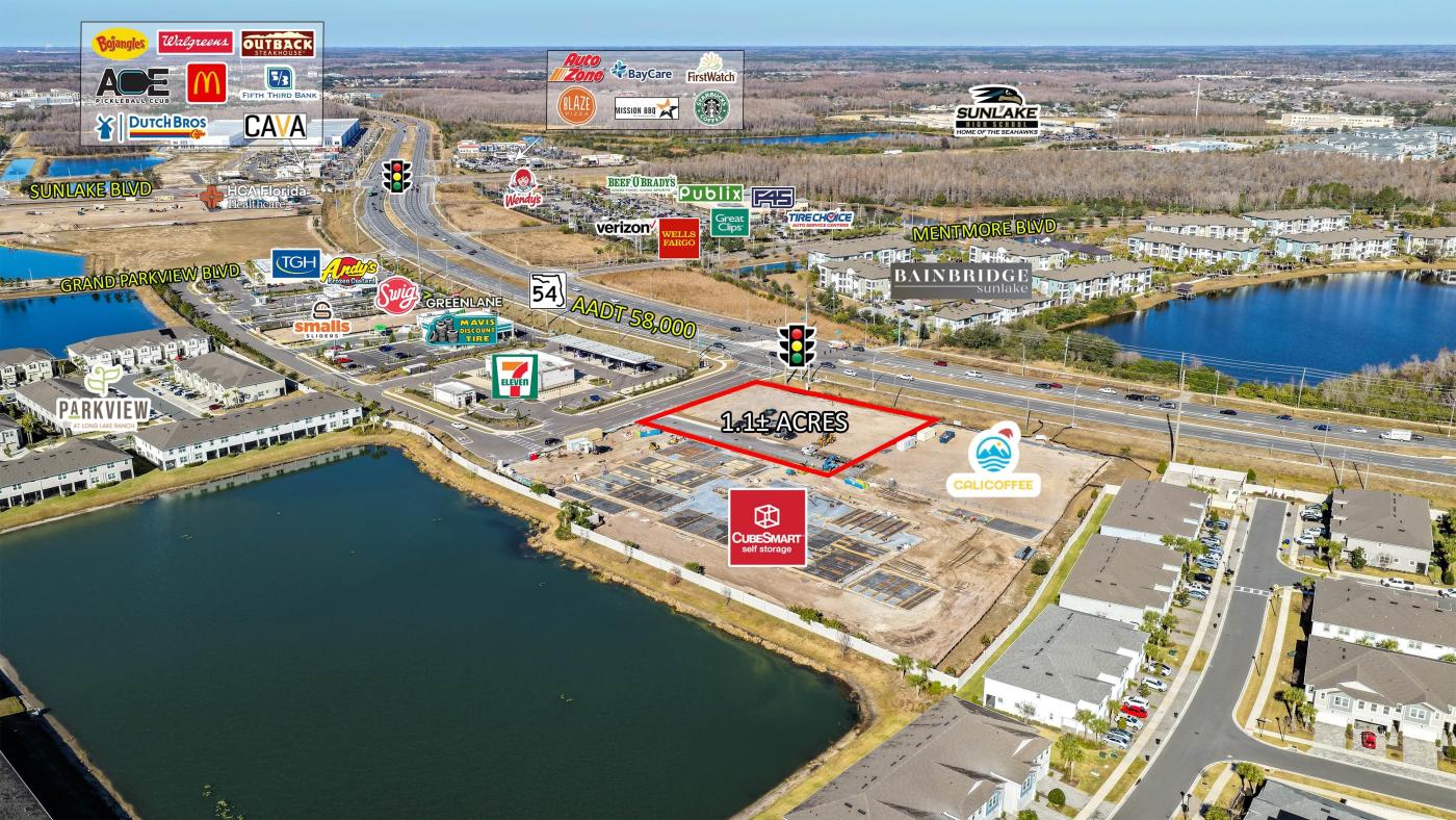 LEASE 1.1 ac Retail SR 54 & Sunlike Blvd