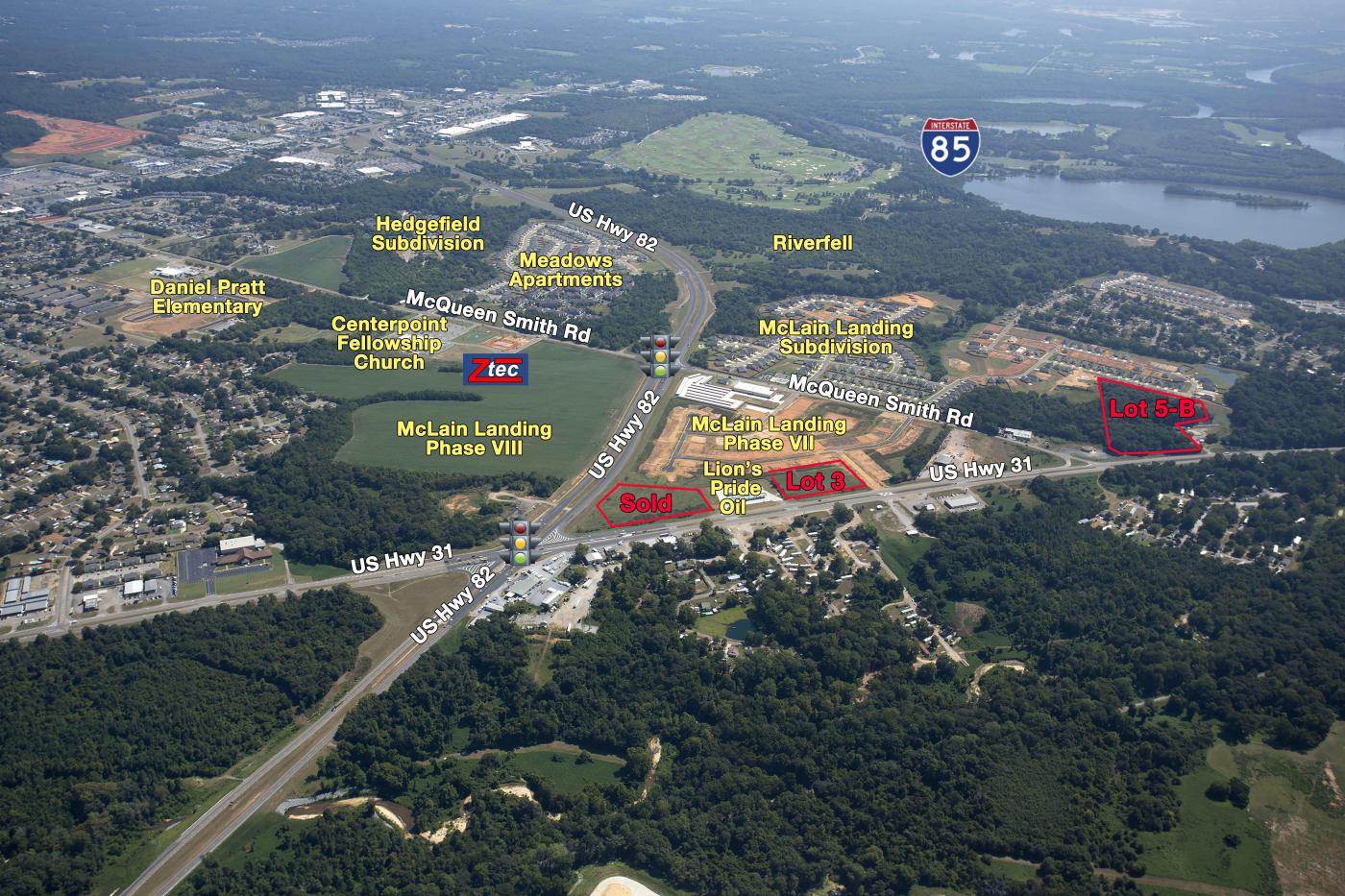 McQueen Smith Rd & U.S. Hwy 31