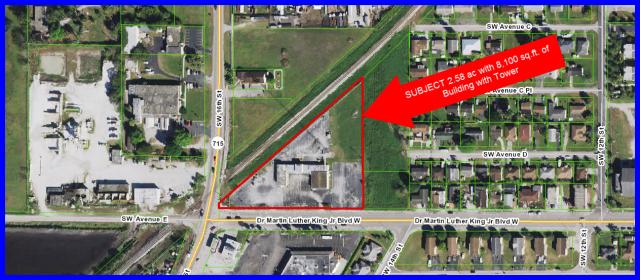 Large Corner Lot 2.58 ac Office & Warehouse