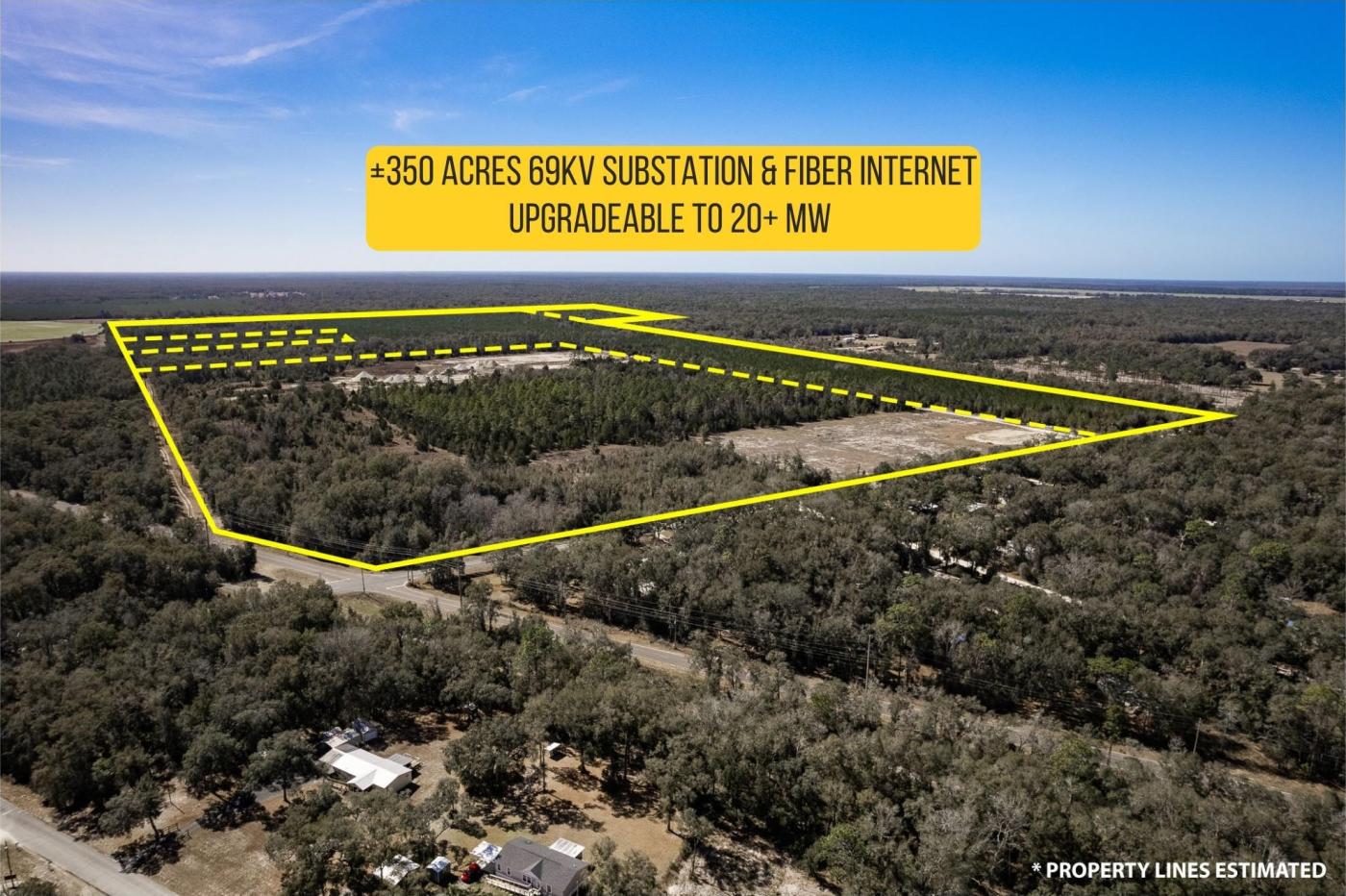 ±350 Acre 20+ MW Available Power w/ Fiber