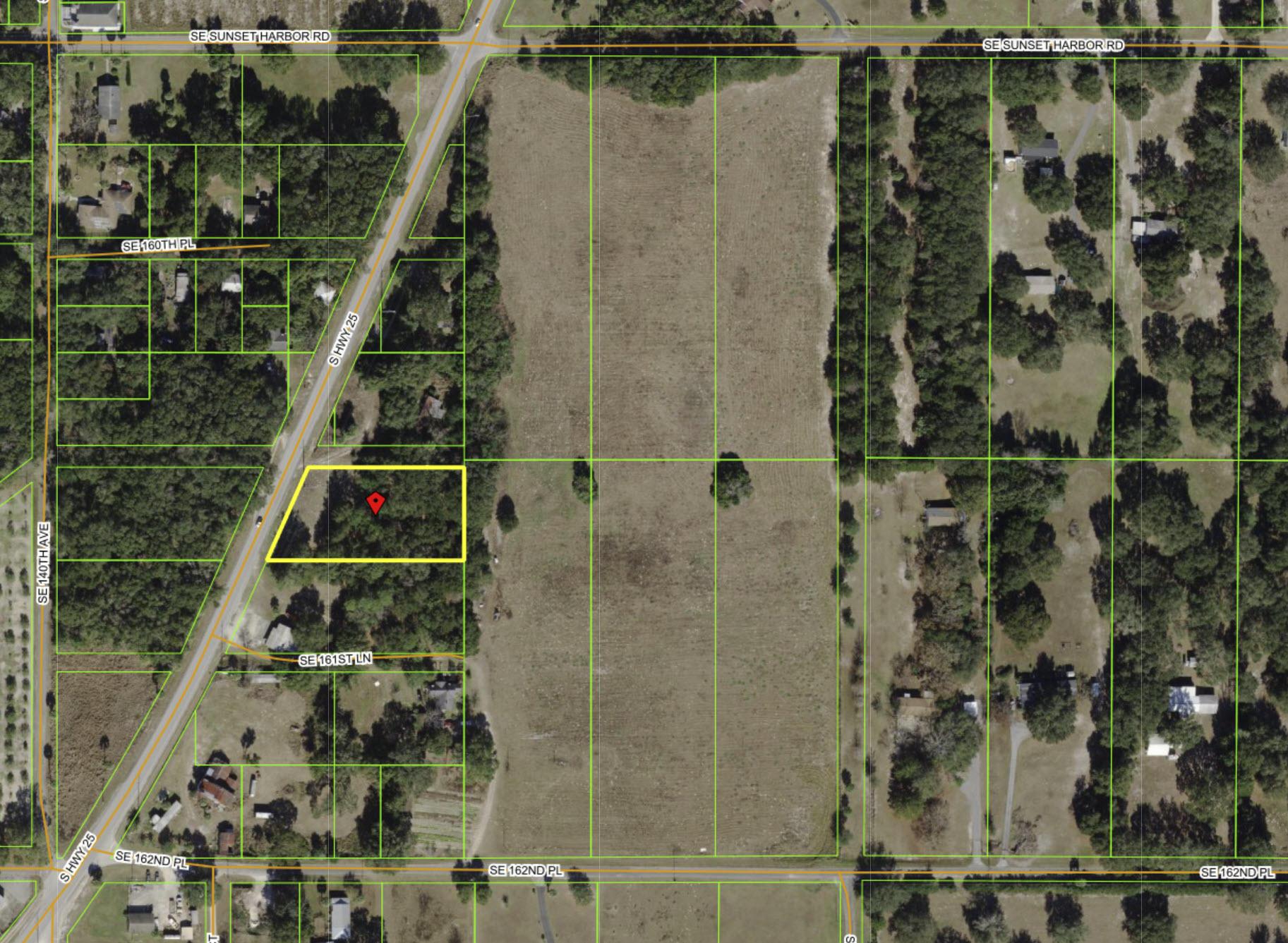 1 Ac B4 zoned Commercial lot on Hwy 25 Marion