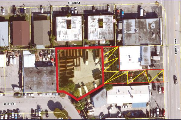 Walled in ±16,000 SF Secure Lot For Lease