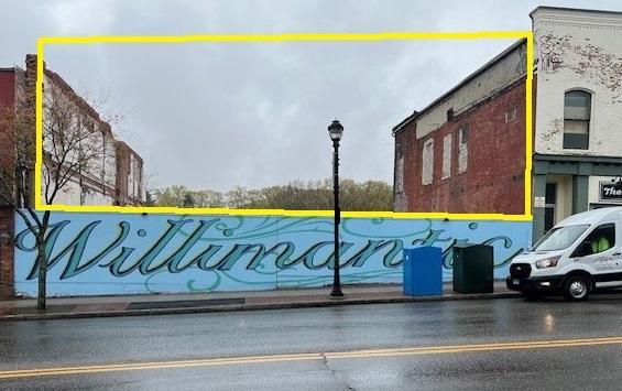 Vacant Lot in Willimantic's Retail, Historic