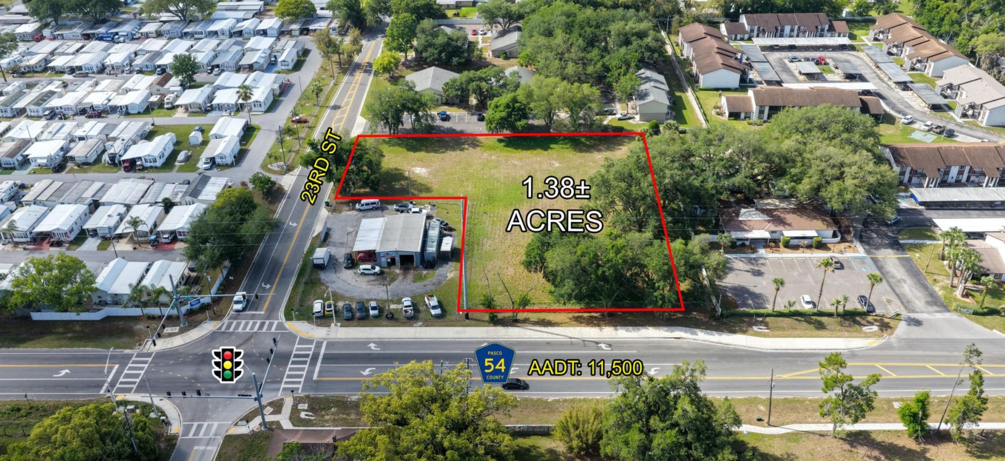 1.38 ac Retail on Commercial Way Zephyrhills