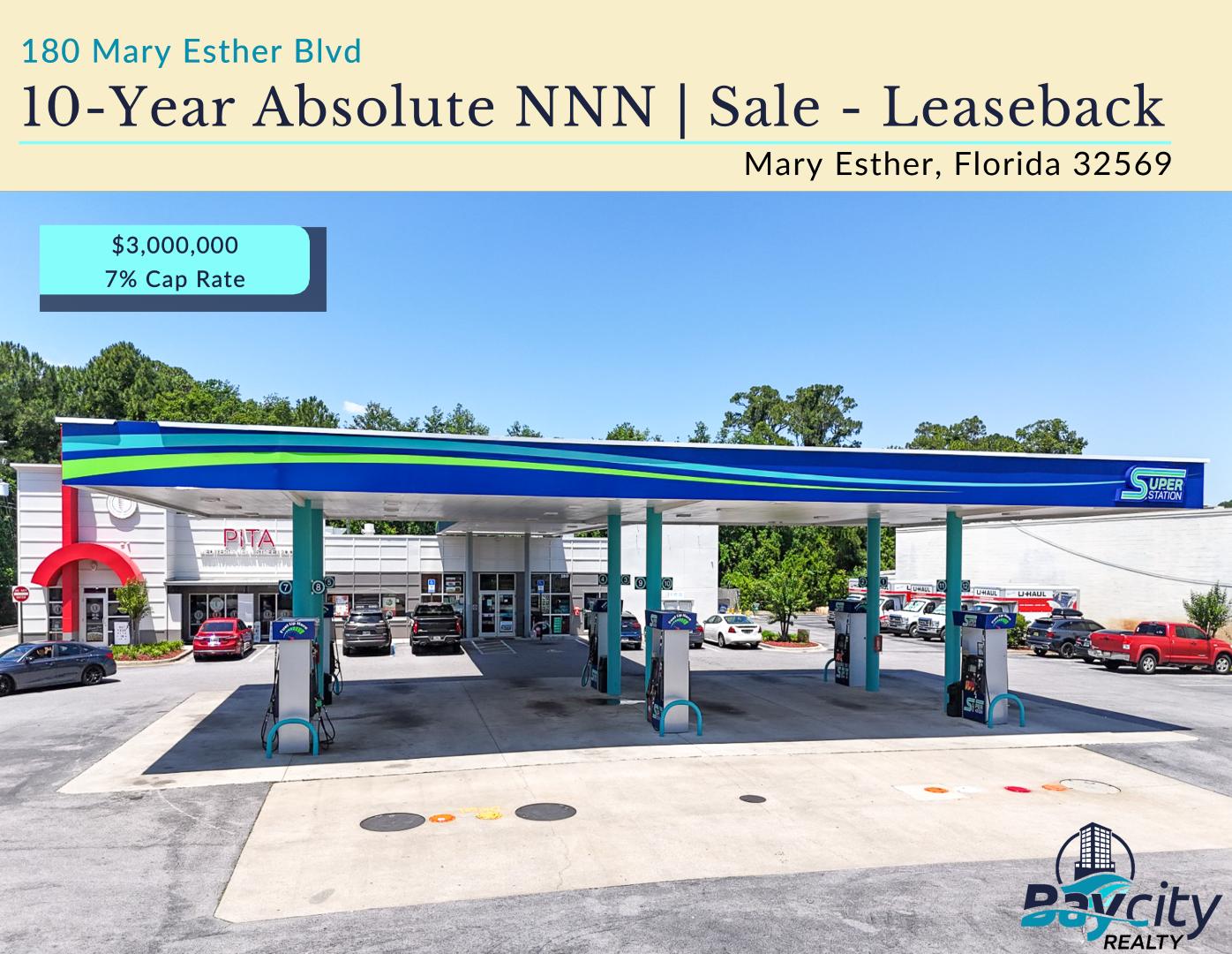 10-Year ABS NNN-Sale/Leaseback FL C-Store