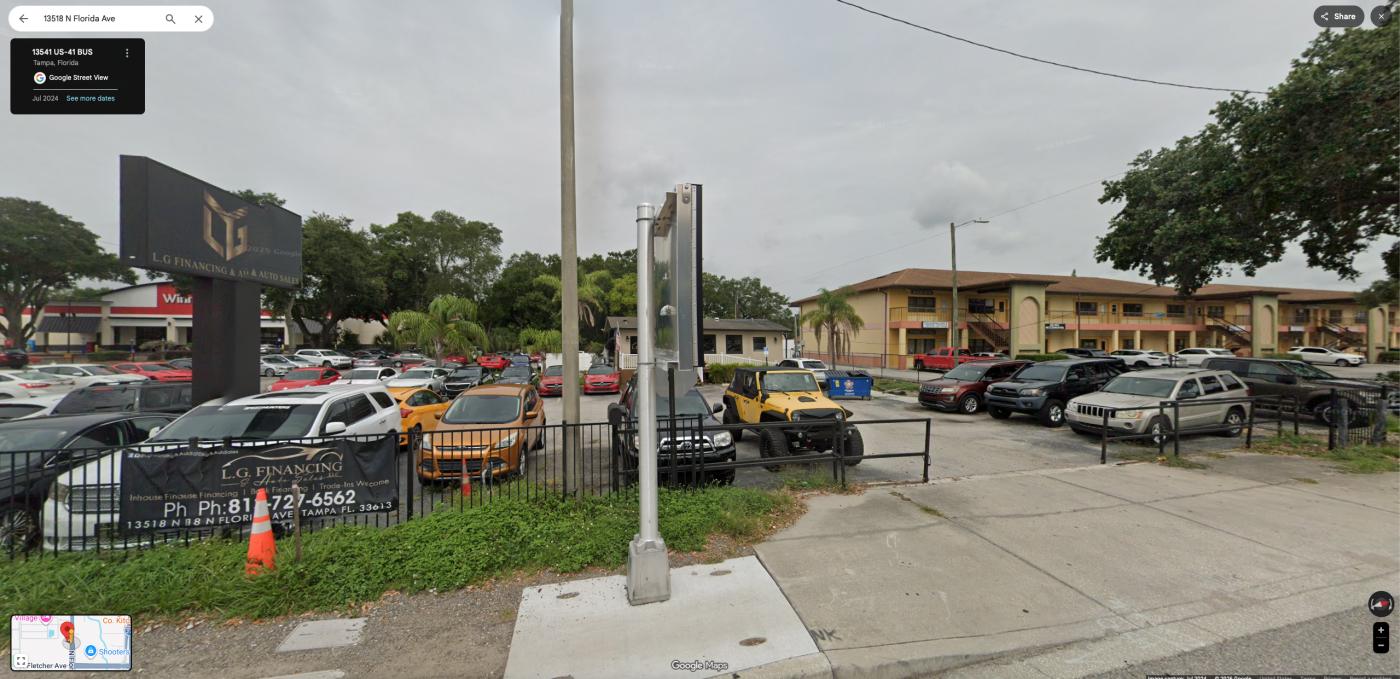 Cash Flowing | Tampa MSA Car Lot