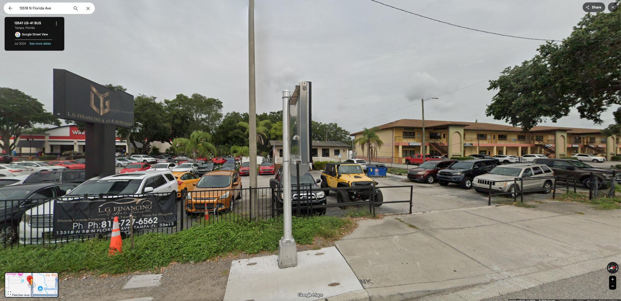Cash Flowing | Tampa MSA Car Lot
