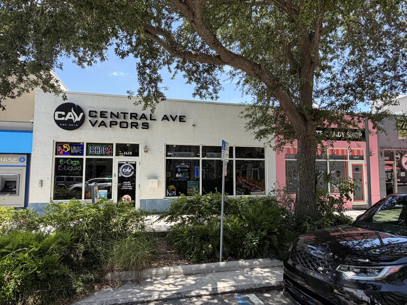 Downtown St. Pete Central Ave. Retail w/Prkg