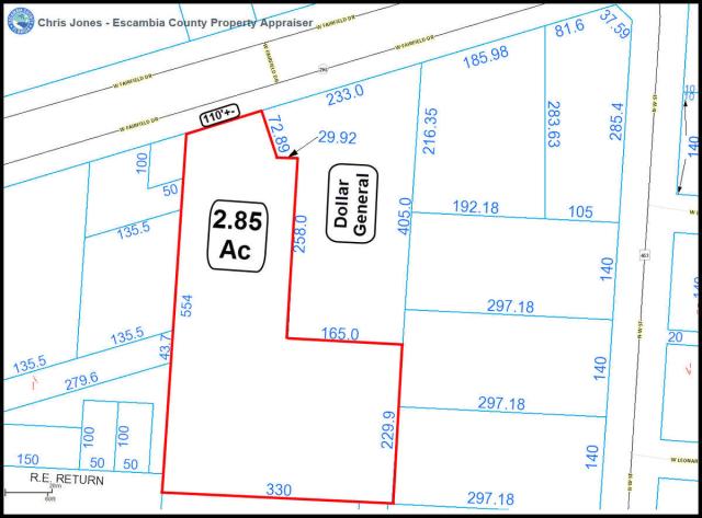 Price Reduced 2.85 Ac-Fairfield Dr.