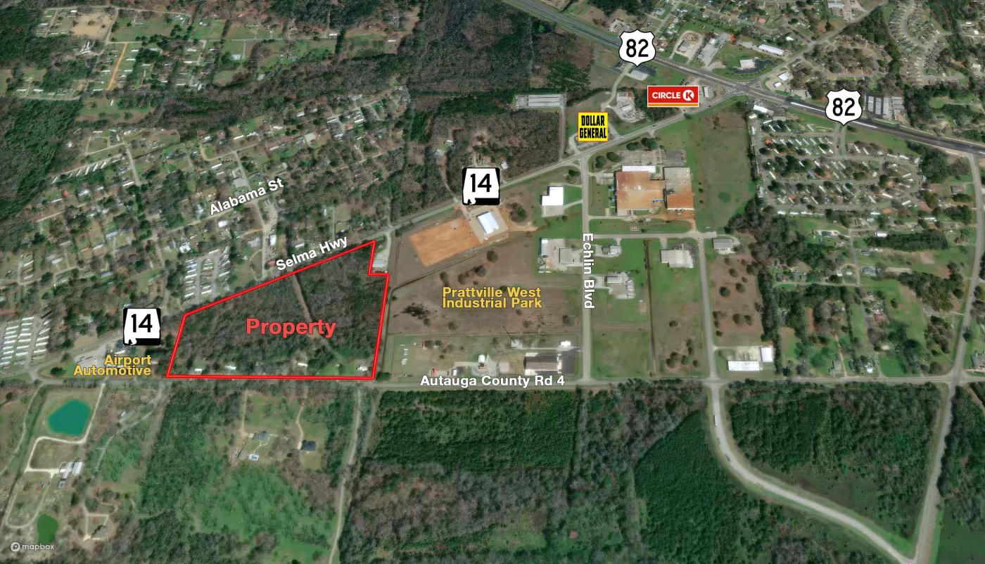 24.41 Acres - Highway 14 & Autauga County Rd