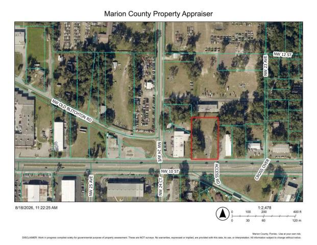 B-4 commercial parcel located on high traffic