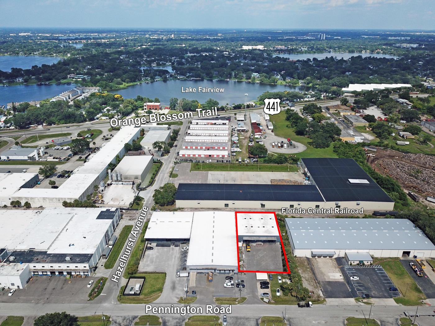 Dock-High Warehouse Building for Lease