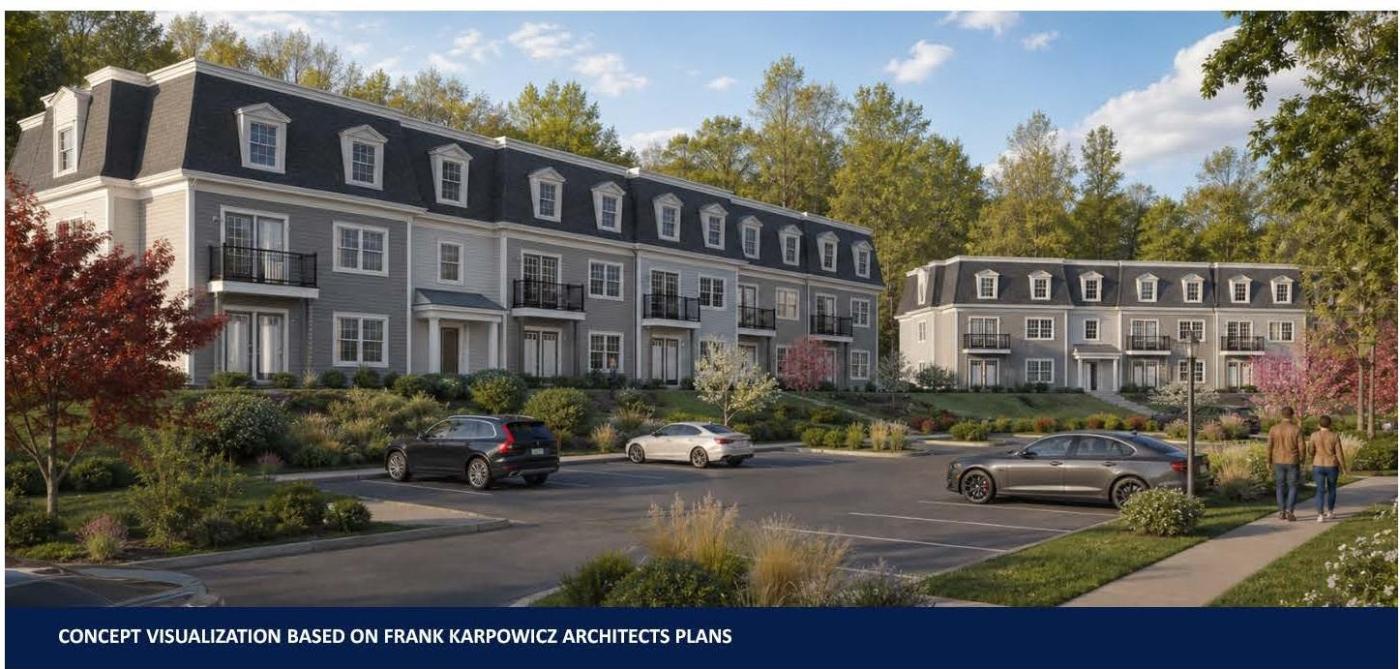 Approved 92-Unit  M-F across from Groton Sub