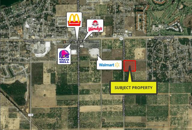 10 Acre Cleared Former Grove Land For Sale