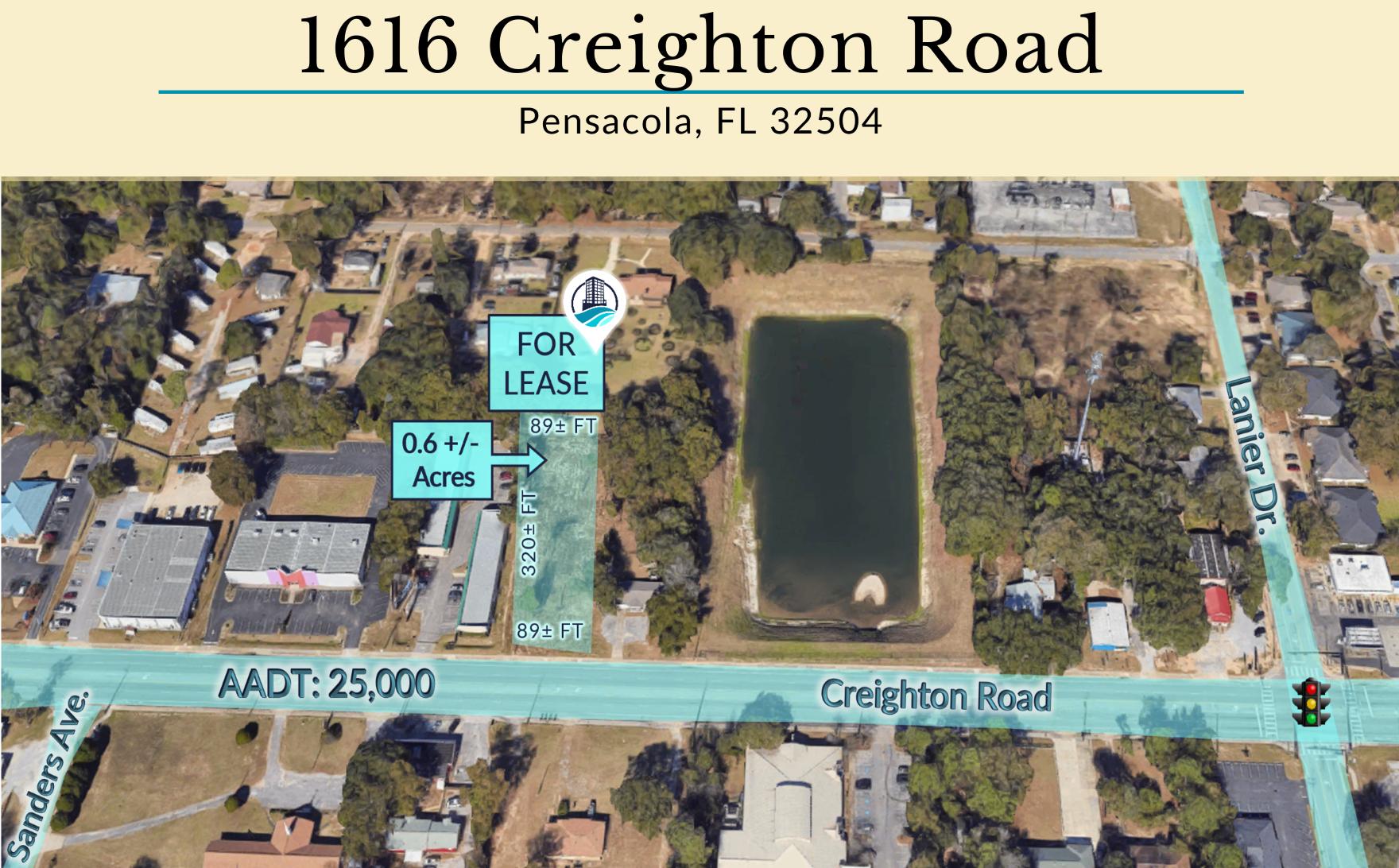 0.6± Acres Creighton Road Ground Lease