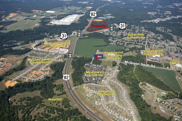 42.3 Acres - U.S. Hwy 31 & 82