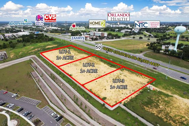 3 Pad-Ready Retail 1 acre Lots