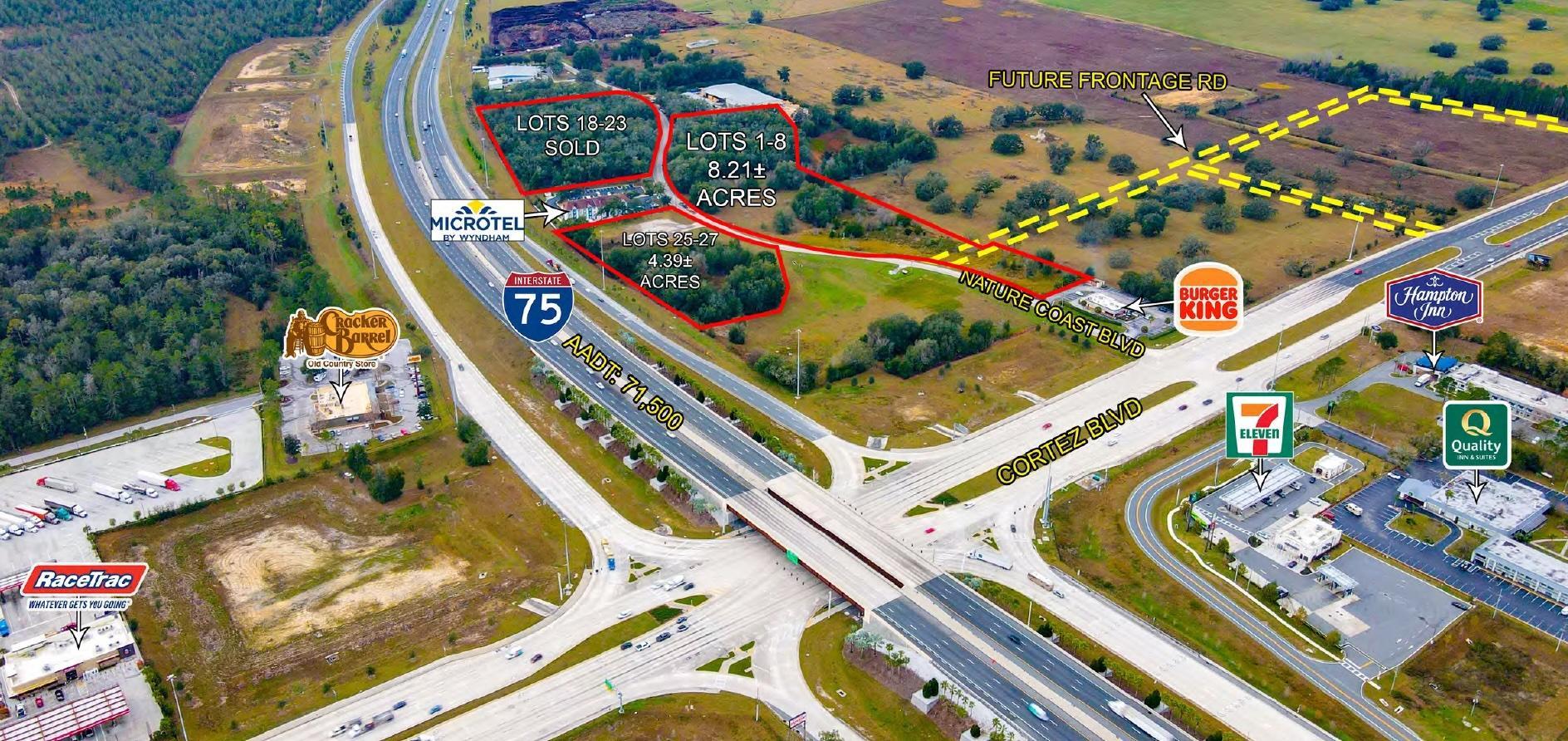 7.2 ac at  I-75 & SR 50 High Visibility