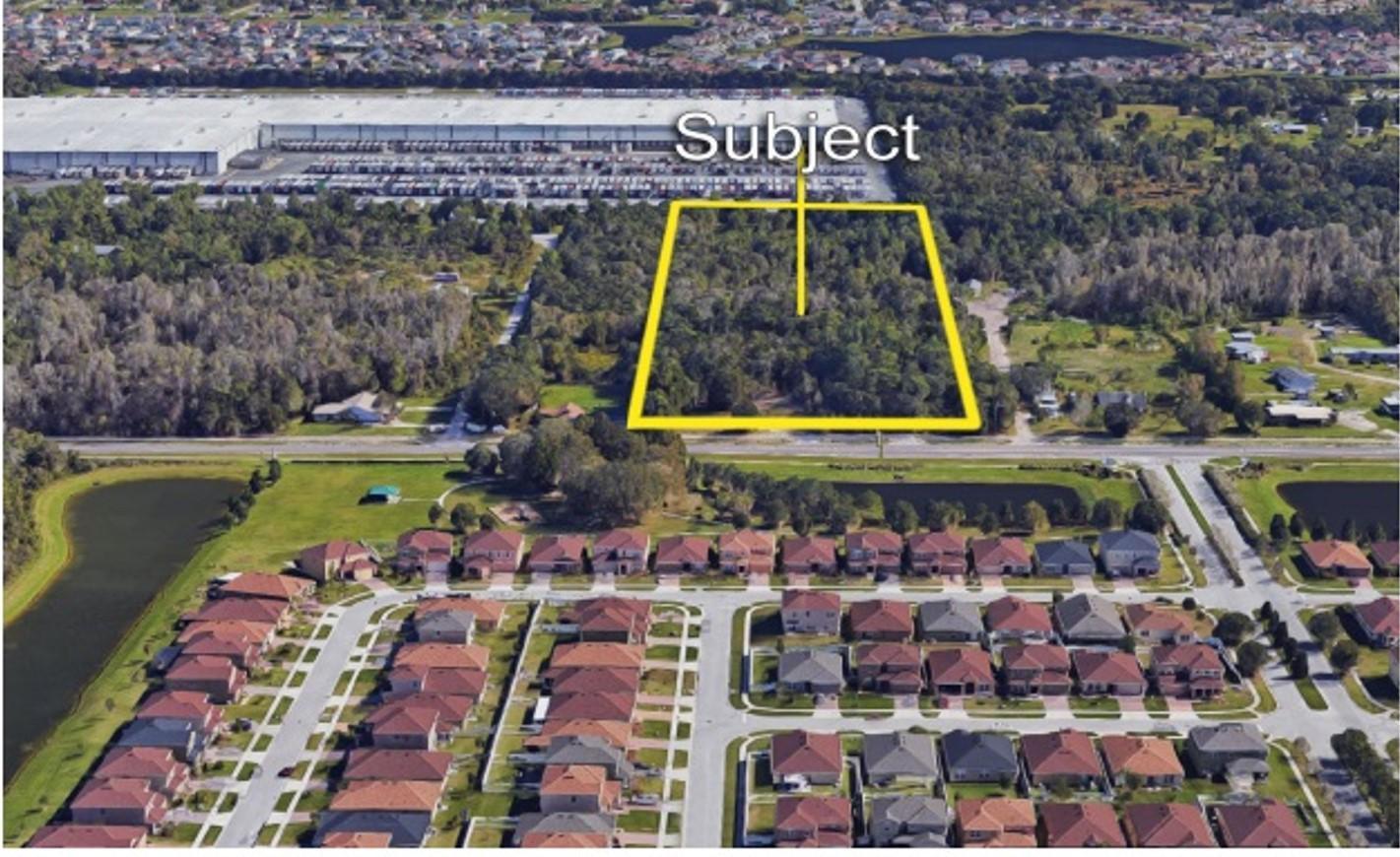 Proposed 31 lot subdivision in Kissimmee