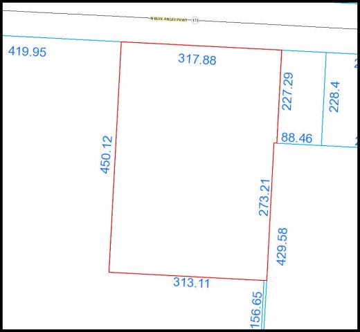 3.25 Ac-Blue Angel Pkwy-Near Pine Forest Rd