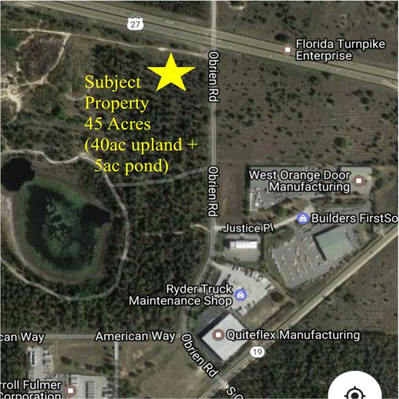 45 Acres Hard Corner US-27 Groveland